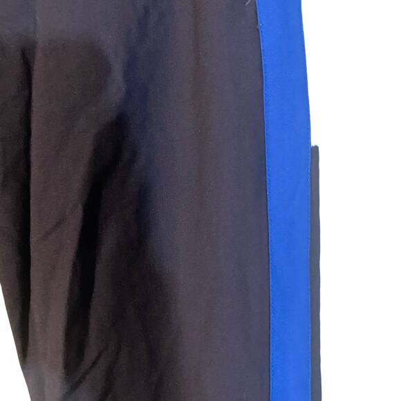 Vince Dark Blue Stripe Panel Wool Blend Stretch Career Pants Women Sz 4 - Picture 8 of 10